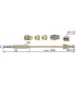 Thermocouple 7 raccords grande cuisine L- DIFF - 704471