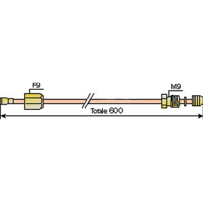 Rallonge de thermocouple (L600mm - racco- SIT - 0 218 101