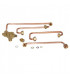 Disconnecteur + joints + tubes MS 24- DE DIETRICH CHAPPEE - 711487200