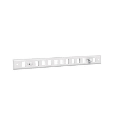 Grille obturable aluminium prélaqué blanc GO BL 300 x 30- ANJOS - 7120