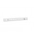 Grille obturable aluminium prélaqué blanc GO BL 400 x 30- ANJOS - 7121