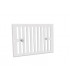 Grille obturable aluminium prélaqué blanc GO BL 245 x 170- ANJOS - 7125