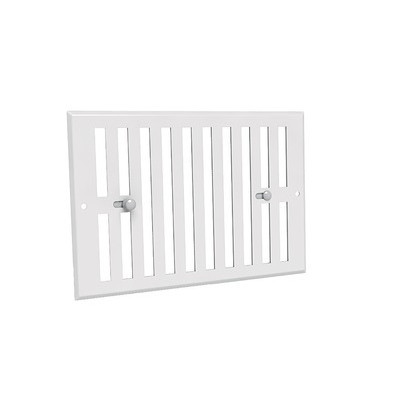 Grille obturable aluminium prélaqué blanc GO BL 245 x 170- ANJOS - 7125