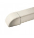 Embout 110x75 blanc crème 9001- DIFF - 806367  - (X6)