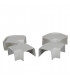 Courbe plane 110x75 blanc pur 9010- DIFF - 806389  - (X6)