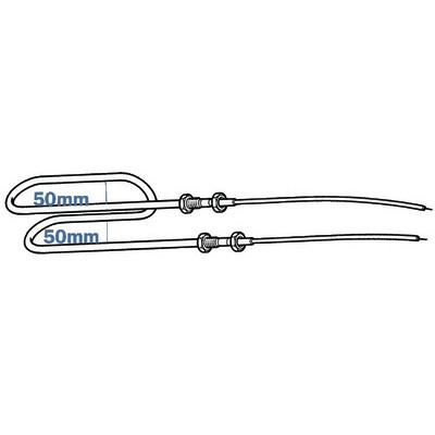 Résistance blindée filetée M10 ECB2 900W- DIFF - 807350