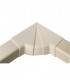 Angle intérieur réglable 60x45 blanc pur- DIFF - 807416  - (X6)