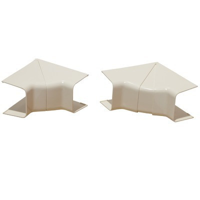 Angle intérieur réglable 80x60 blanc crème 9001- DIFF - 807710  - (X4)