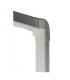 Angle vertical gauche 60x80 blanc pur 90- DIFF - 807718  - (X4)