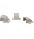 Passage de mur courbe 60x80 blanc pur 90- DIFF - 807734  - (X6)