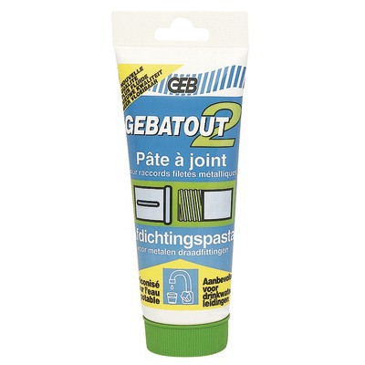 Pâte d'étanchéité filets GEBATOUT 2 tube de 250g- GEB - 103960