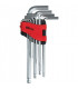 Clé à six pans sphérique (10 pièces)- KS TOOLS - 151.5000  - (X8)