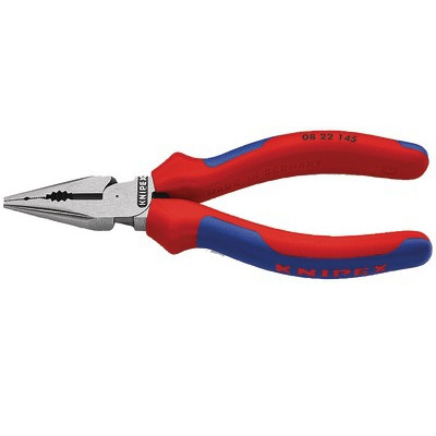 Pince universelle à bec demi-ronds- KNIPEX - 08 22 145