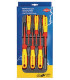 Jeu de 6 tournevis plat/PHILLIPS voltage- KNIPEX - 00 20 12 V01
