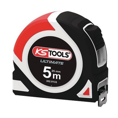 Mètre à ruban Bi-matière ULTIMATE 5mx25- KS TOOLS - 302.0133