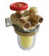 Filtre fioul 2 conduites avec robinet- OVENTROP - 2120261+2127500