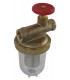 Filtre fioul une conduite avec robinet FF3/8"- OVENTROP - 2123103+2127700