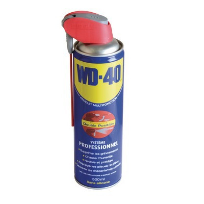 Produit multifonction WD-40 spray double position 500ml- WD40 - 33032/6U
