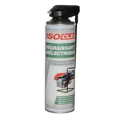 Dégraissant diélectrique aérosol : 650/400ml au CO2- ISOCLEAR - 904516