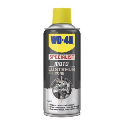 Lustreur silicone pour moto- WD40 - 33149/46