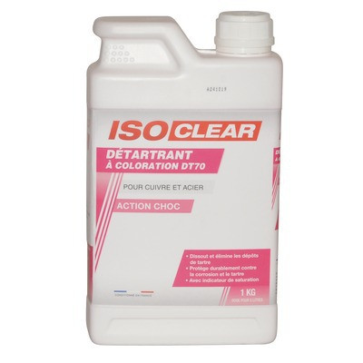 Détartrant ISOCLEAR DT70 (bidon 1kg)- ISOCLEAR - 904901