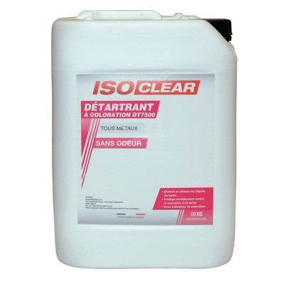 Détartrant ISOCLEAR DT7500 (bidon 10kg)- ISOCLEAR - 904904
