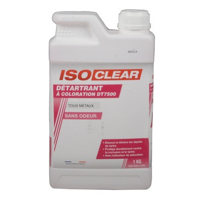Détartrant ISOCLEAR DT7500 (bidon 1kg)- ISOCLEAR - 904905