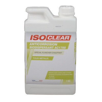 Anticorrosion biodispersant plancher chauffant (bidon 1kg)- ISOCLEAR - 904943