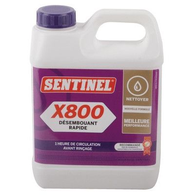 Désembouant rapide X800- SENTINEL - X800L-12X1L-EXPB