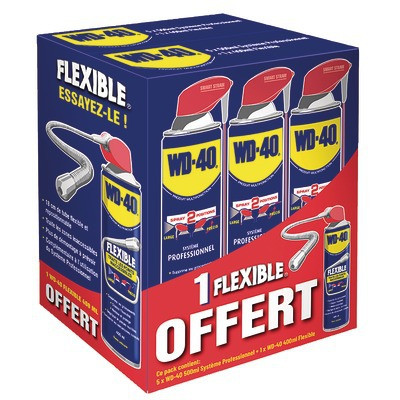 Pack promotionnel 5x 500 ml Système Prof- WD40 - 33830/FOC  - (X6)