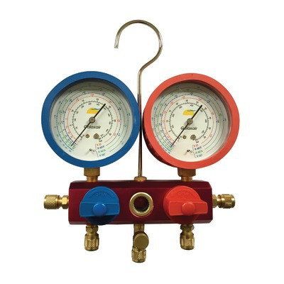 Manifold 2 voies BHR R134a R22 R407C R41- GALAXAIR - M802BSBHRSA560BCN