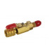 Vanne rouge M1/4" SAE x F5/16" SAE- GALAXAIR - SA-14M516F-R