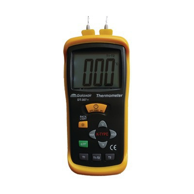 Thermomètre différentiel avec 2 sondes- GALAXAIR - DT-307+