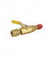 Vanne jaune  M1/4" SAE x F5/16" SAE- GALAXAIR - SA-14M516F-Y