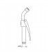 Douchette 45°seule/lave bass.- PRESTO - 90640