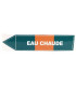 Étiquette souple adhésive eau chaude- DIFF - 907070  - (X10)