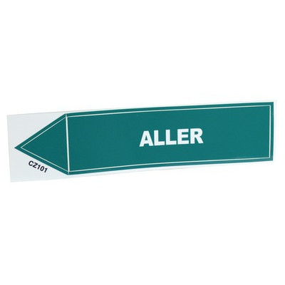Étiquette souple adhésive aller- DIFF - 907079  - (X10)
