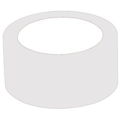Ruban adhésif PVC isolant blanc 50mmx33m- DIFF - 907102