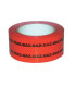 Ruban adhésif d'identification gaz rouge 50mm x 100m- DIFF - 907113