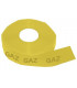Ruban adhésif d'identification gaz jaune- DIFF - 907117