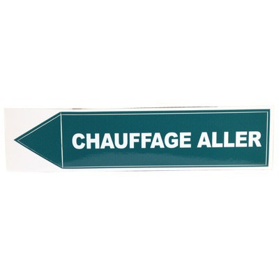 Étiquette souple adhésive chauffage alle- DIFF - 907280  - (X10)