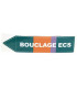 Étiquette souple adhésive bouclage ECS- DIFF - 907282  - (X10)
