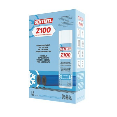 Kit spray congelant tuyaux Z100- SENTINEL - Z100L12X300MLKIT