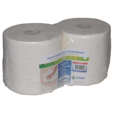 Papier d'essuyage blanc- COBIC - 909047  - (X2)