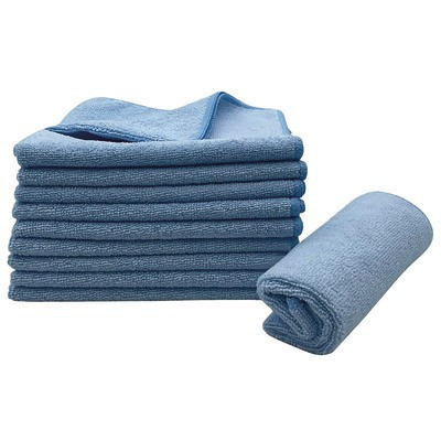 Microfibres bleu - 38x38 CM - Lot de 10- ISOCLEAR - 909049  - (X10)