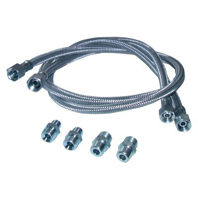 Flexible fioul droit 1000mm avec 4 racco- DIFF - 909904  - (X2)