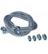Flexible fioul coudé 1000mm avec 4 raccords- DIFF - 909905  - (X2)