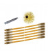Kit ramonage 9m hérisson rilsan Ø125- DIFF - 909914