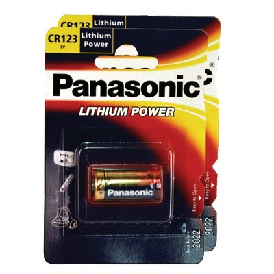 Pile lithium type CR123A 3V- DIFF - 920034  - (X2)
