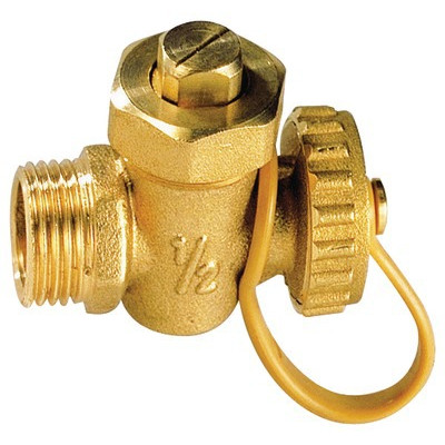 Robinet de vidange à boisseau foncé M3/8- DIFF - 98108